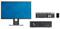 Fujitsu Esprimo D538 + Dell Professional P2417H 24"